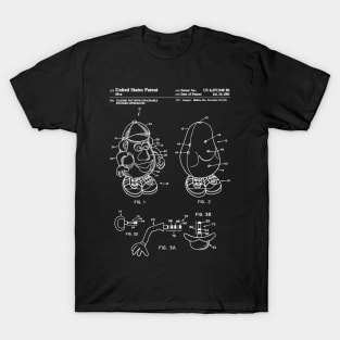 Mr.Potato Head Patent White T-Shirt